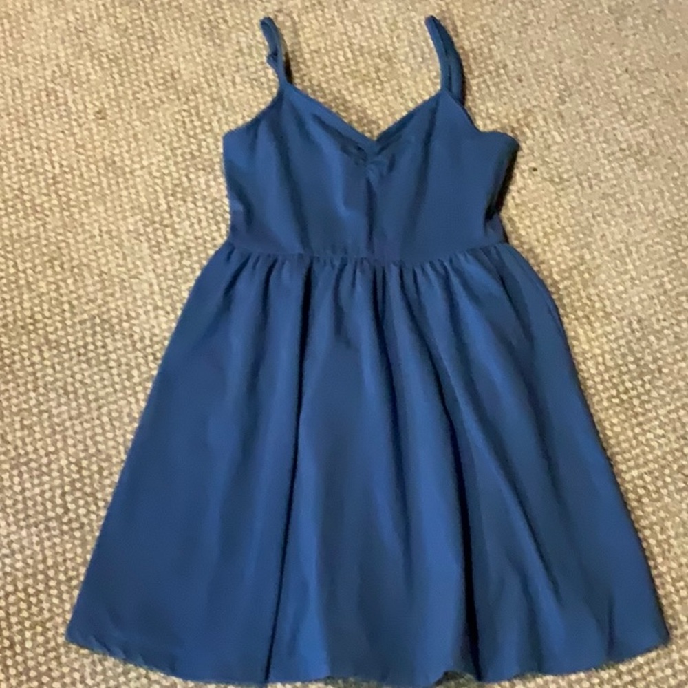 Pretty Robin Blue sun dress by Foerever 21 Sz S